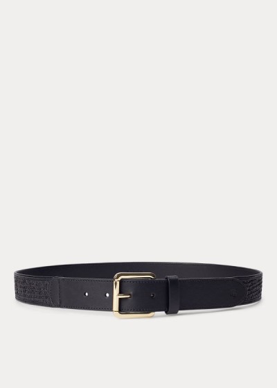 Women's Ralph Lauren Faux-Raffia Belt | 350416NPW